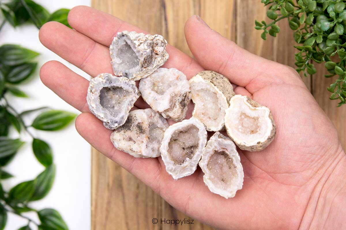 Agate Geodines - S - In Hand