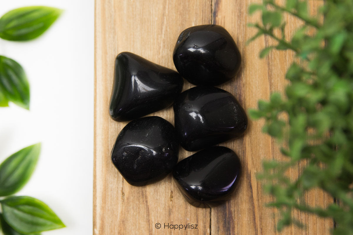 Black Obsidian - Tumbled Stone