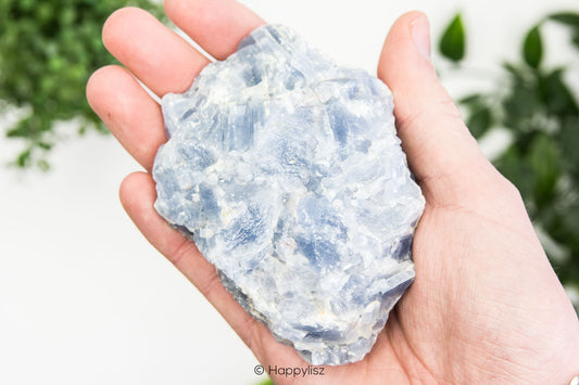 Blue Calcite - Raw Chunk - No. 1 - In Hand