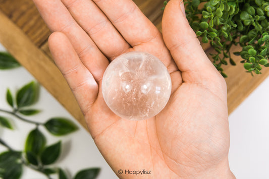 Clear Quartz Sphere No. 1 - In Hand