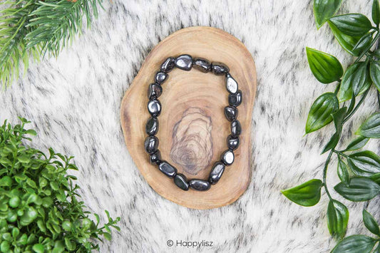 Crystal Bracelet - Hematite - Top
