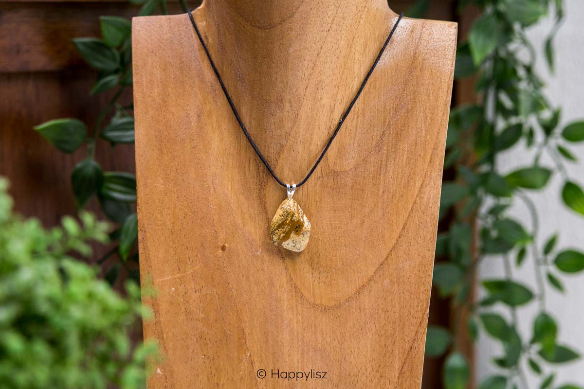 Crystal Pendant - Landscape Jasper - Hanging
