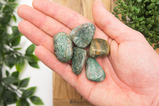 Fuchsite - Tumbled Stone - In Hand