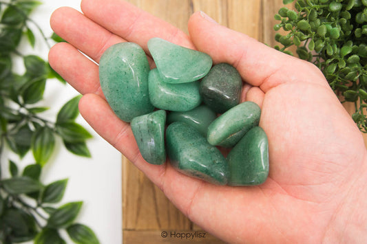 Green Aventurine - Tumbled Stone - In Hand