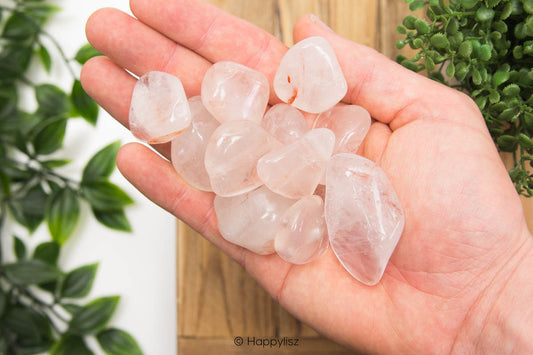 Hematite Quartz - Tumbled Stone - In Hand