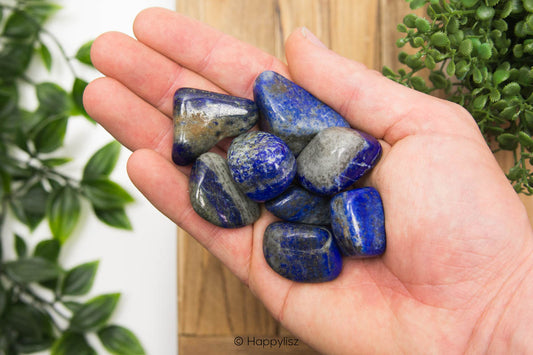 Lapis Lazuli - Tumbled Stone - In Hand