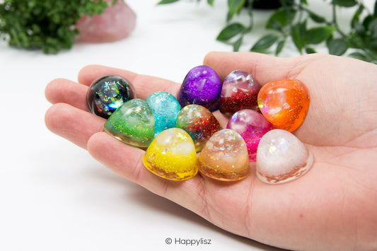 Magic Stone – Pocket-Sized Orgonite – Rose Quartz - In Hand