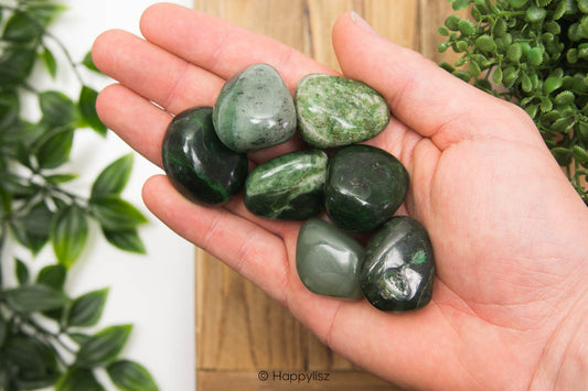 Neprithe Jade - Tumbled Stone - In Hand