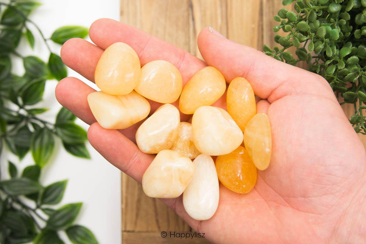 Orange Calcite - Tumbled Stone