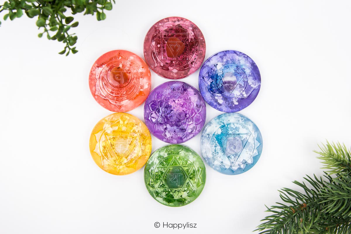 Orgonite Chakra Set