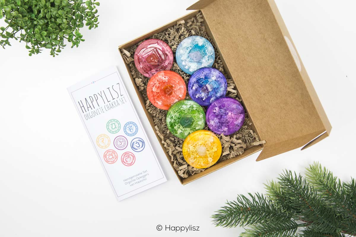 Orgonite Chakra Set - In Box