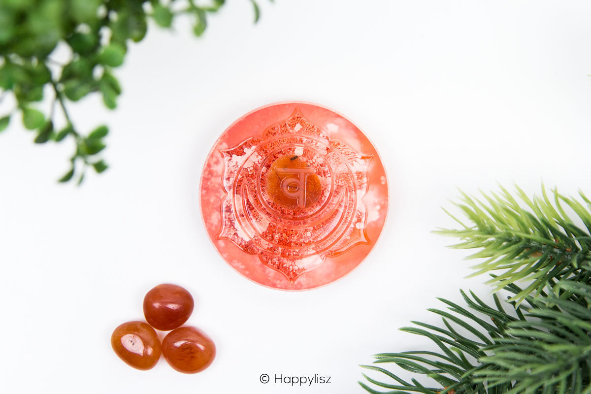 Orgonite Disc - Sacral Chakra - Top