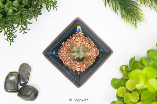 Orgonite Pyramid - Labradorite - Top