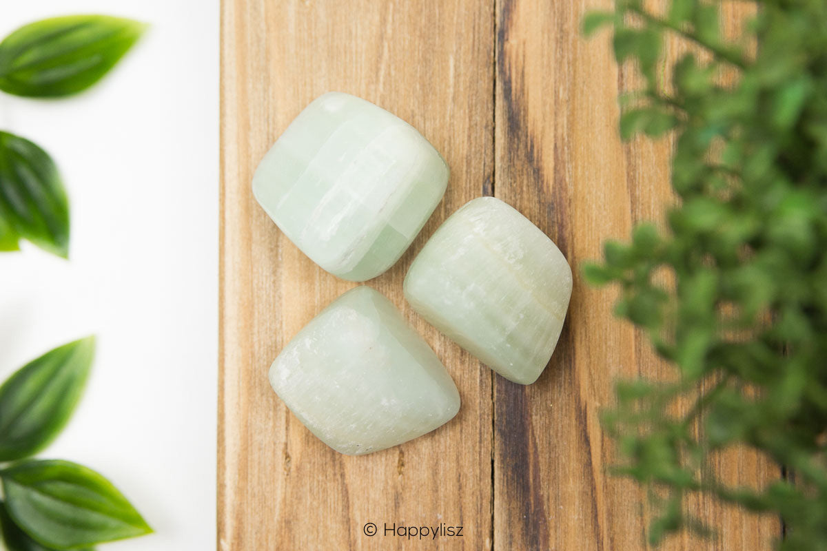 Pistachio Calcite - Tumbled Stone