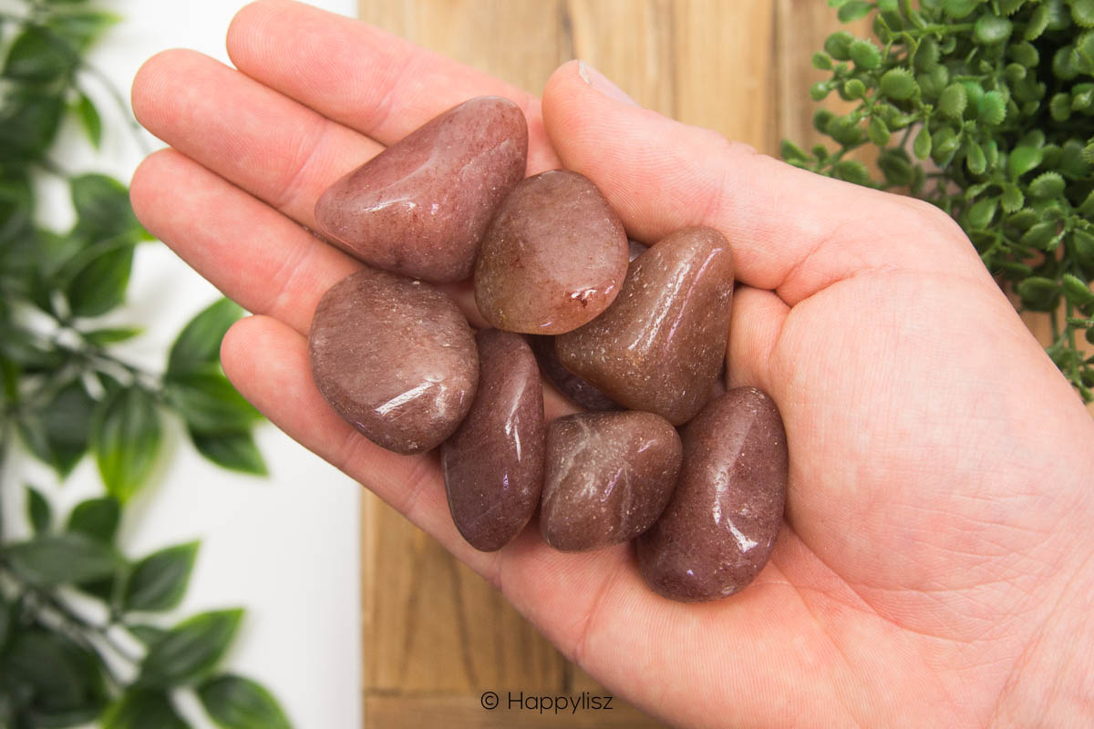 Red Aventurine - Tumbled Stone - In Hand