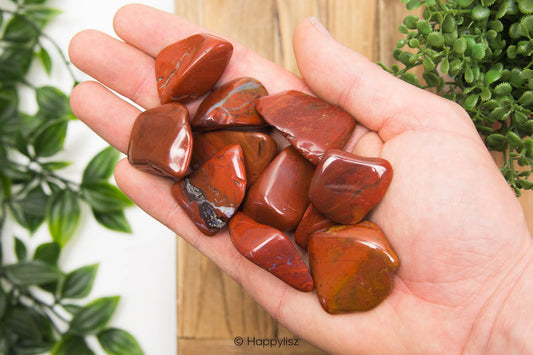 Red Jasper - Tumbled Stone - In Hand
