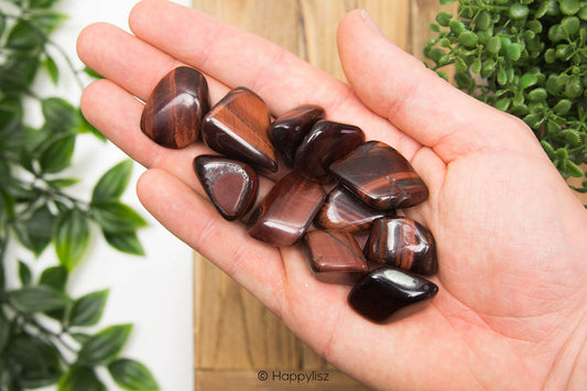 Red Tiger's Eye - Tumbled Stone - In Hand