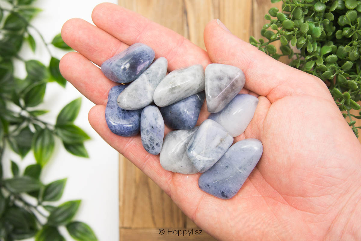 Sodalite - Tumbled Stone - In Hand