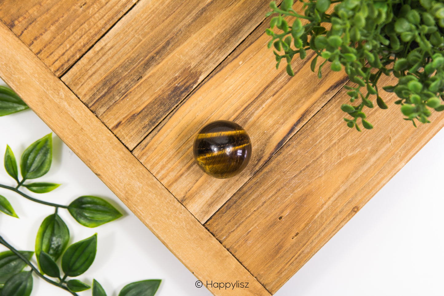 Tigers Eye - Sphere - No. 1 - Top