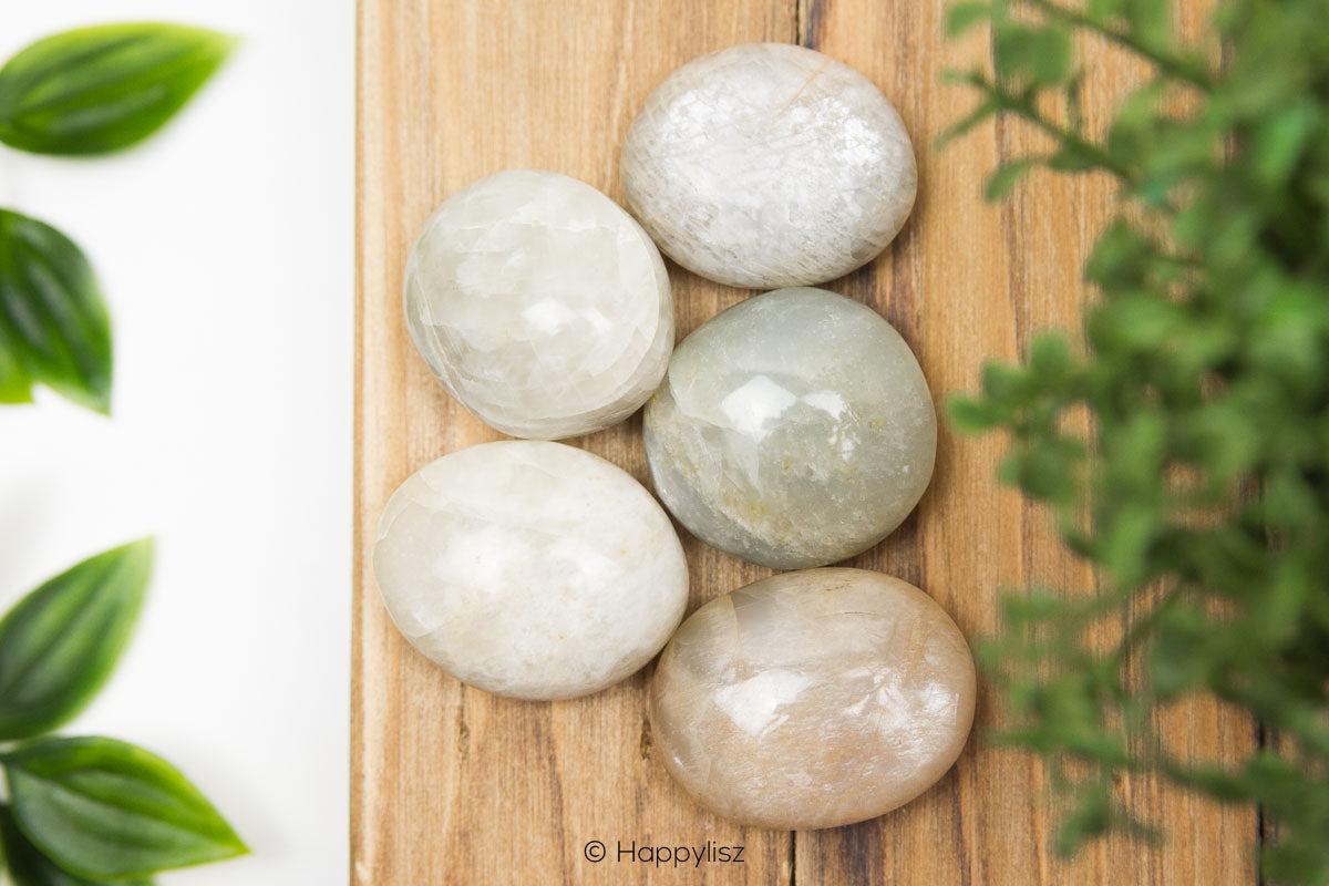 White Moonstone - Tumbled Stone