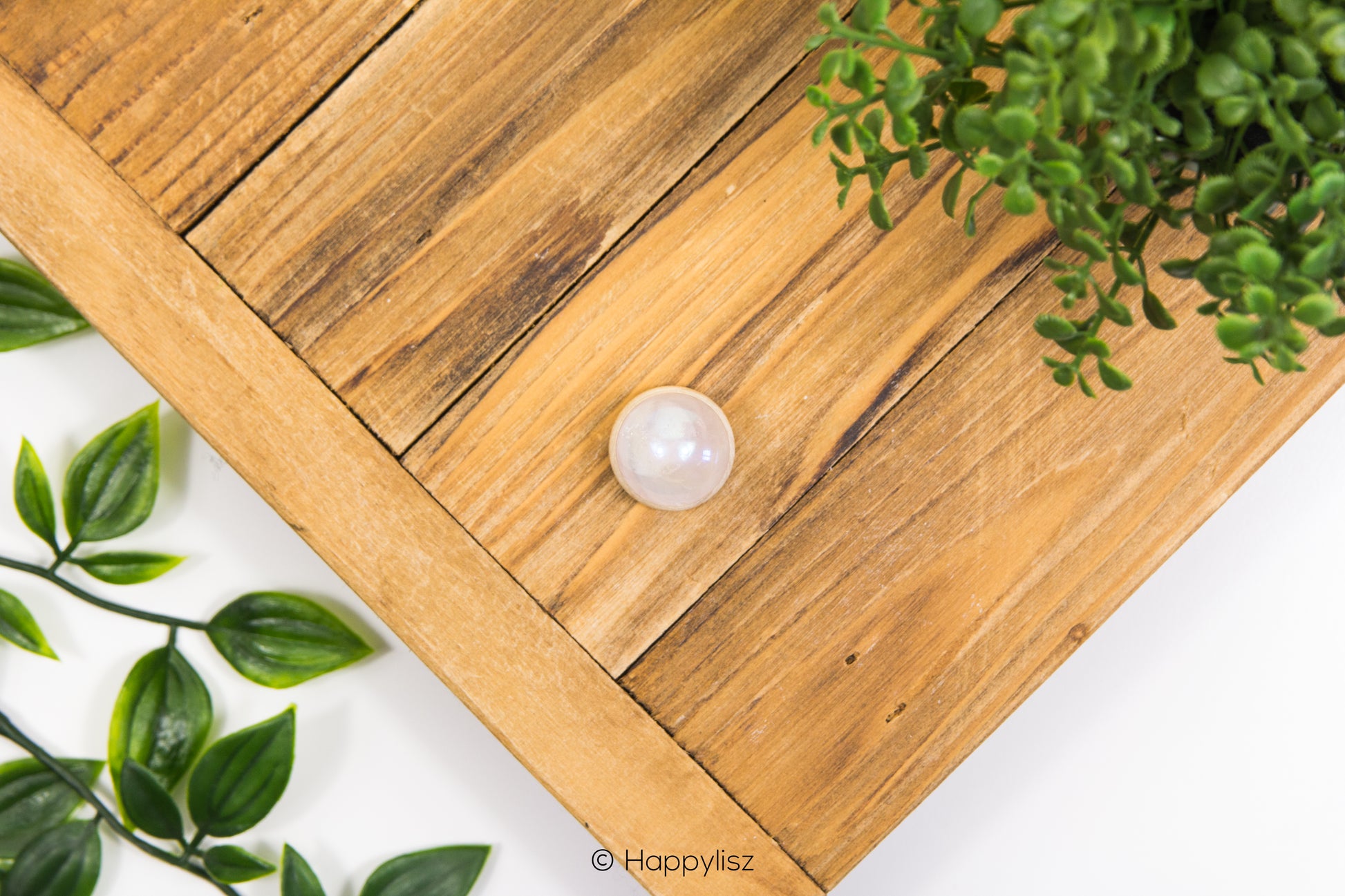 Angel Aura Rose Quartz - Sphere - No. 1 - Top