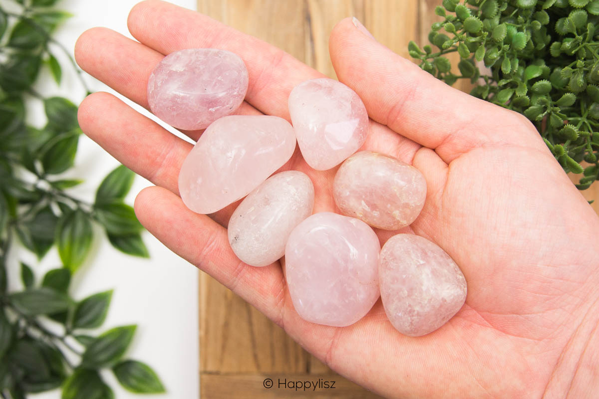 Lavender Quartz - Tumbled Stone - Light - In Hand