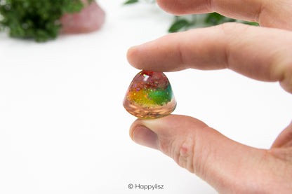 Magic Stone – Pocket-Sized Orgonite – Rose Quartz - Single - In Hand