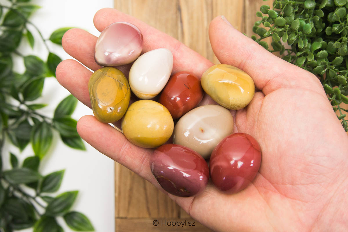 Mookaite - Tumbled Stone - M - In Hand
