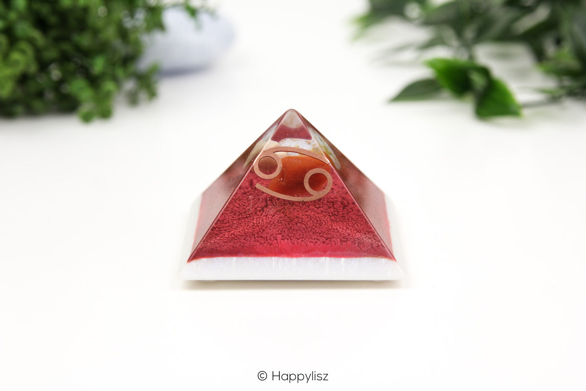 Orgonite Pyramid - Cancer - No. 2 - Front