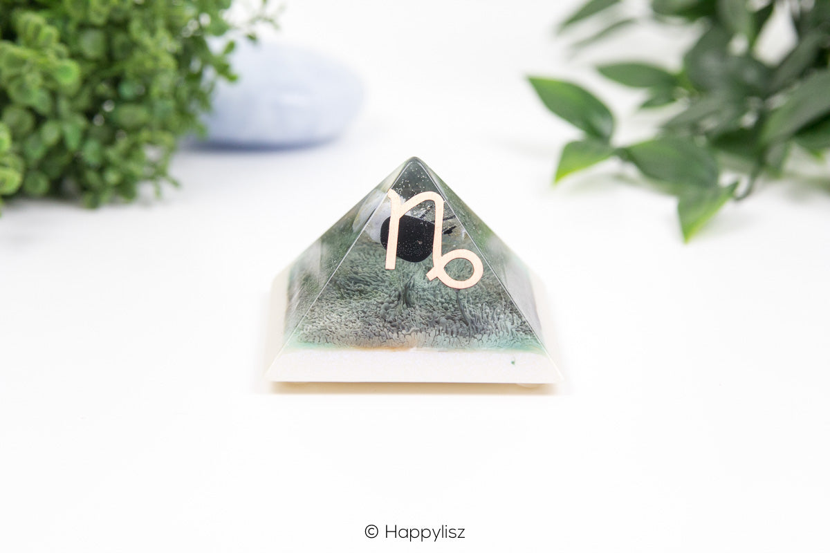 Orgonite Pyramid - Capricorn - No. 2 - Front