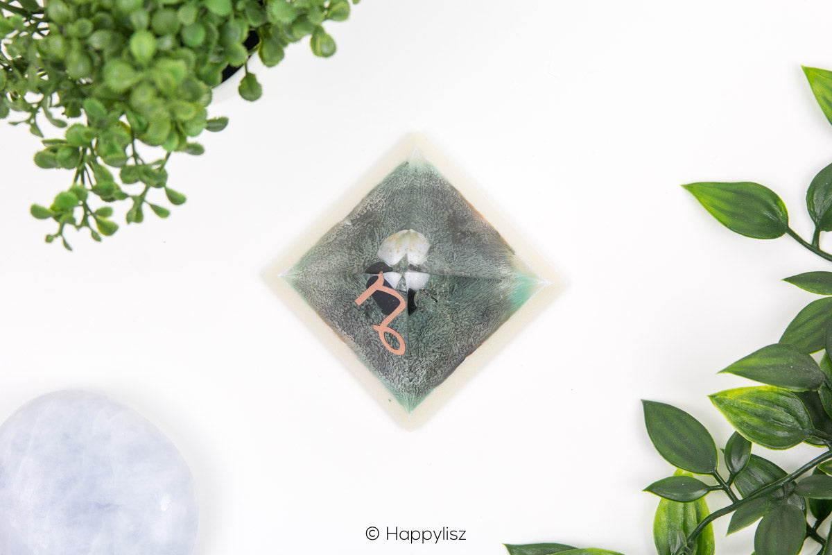 Orgonite Pyramid - Capricorn - No. 2 - Top