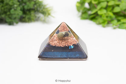 Orgonite Pyramid - Labradorite - Side