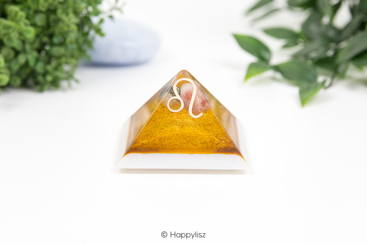 Orgonite Pyramid - Leo - No. 1 - Front