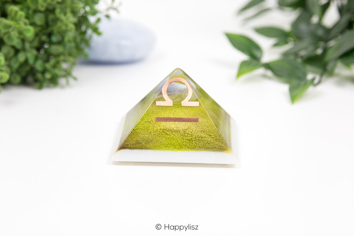 Orgonite Pyramid - Libra - No. 1 - Front