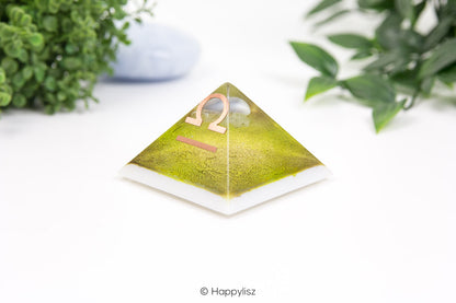 Orgonite Pyramid - Libra - No. 1 - Side