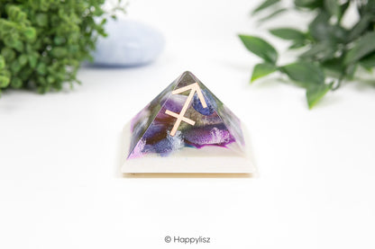 Orgonite Pyramid - Sagittarius - No. 2 - Front