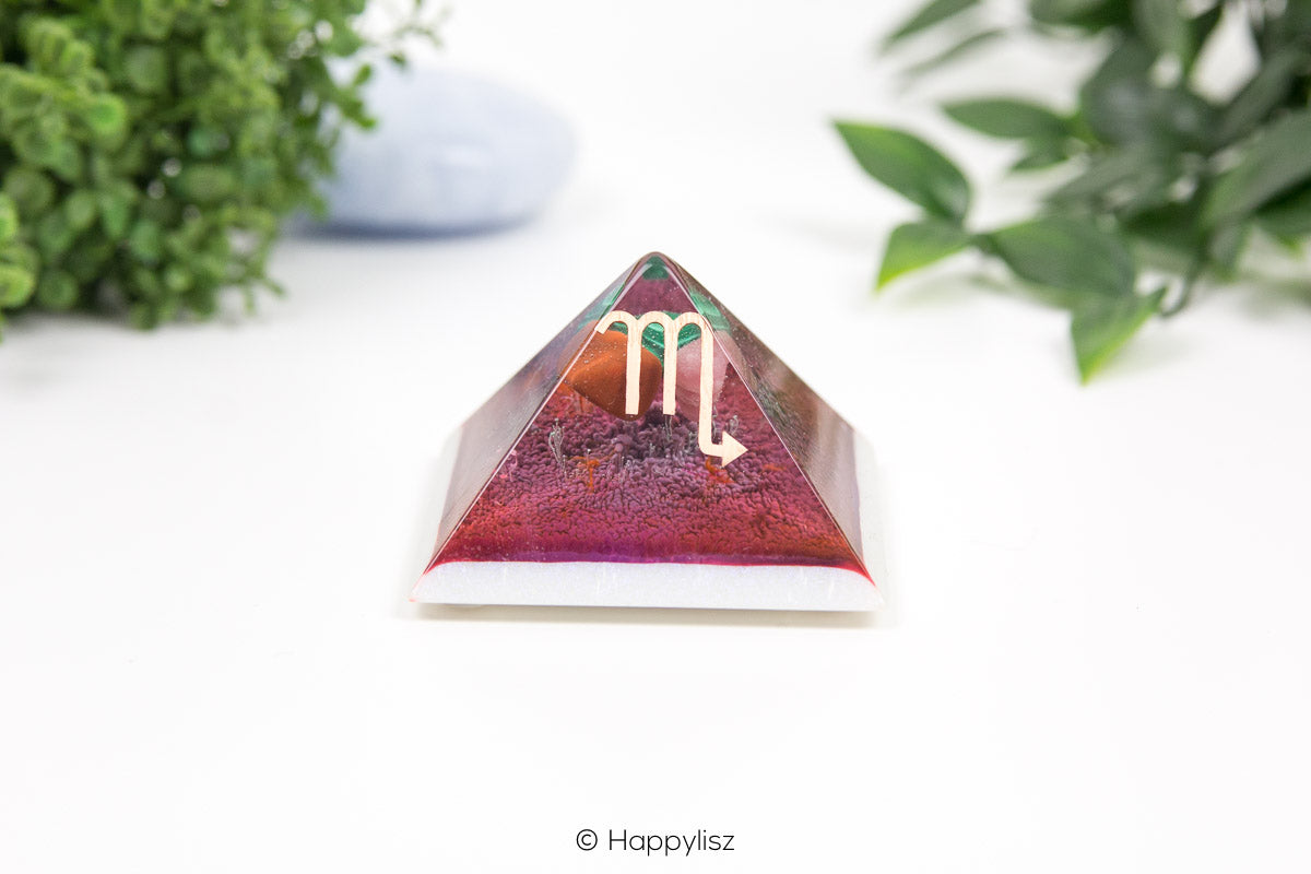 Orgonite Pyramid - Scorpio - No. 1 - Front