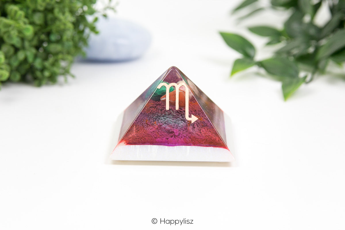 Orgonite Pyramid - Scorpio - No. 2 - Front