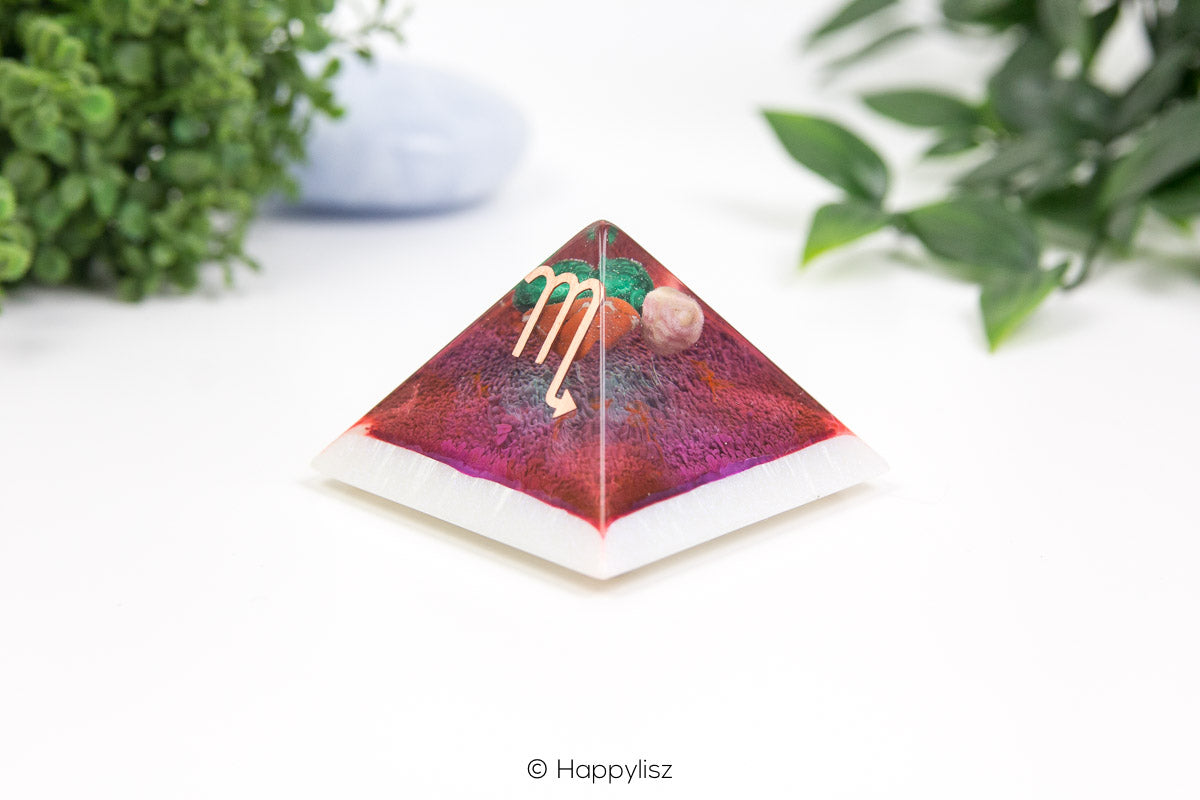 Orgonite Pyramid - Scorpio - No. 2 - Side