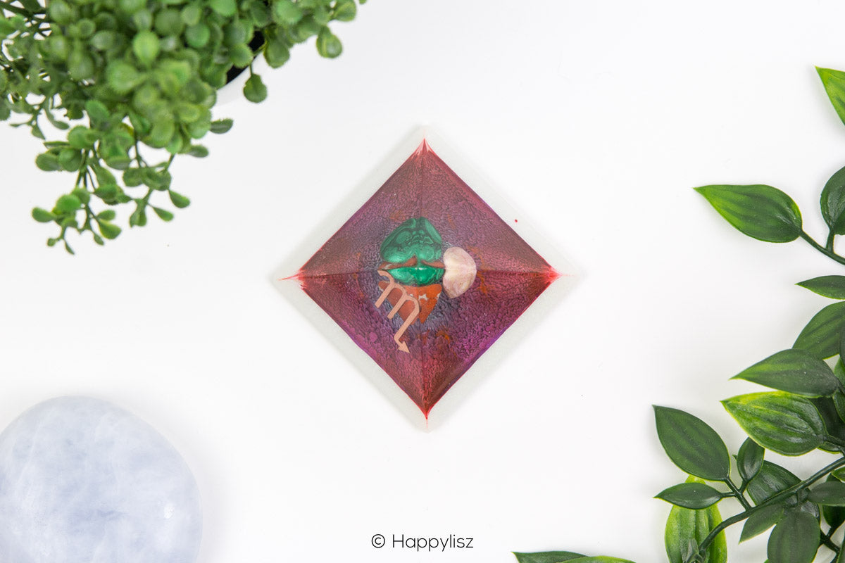 Orgonite Pyramid - Scorpio No. 2 - Top