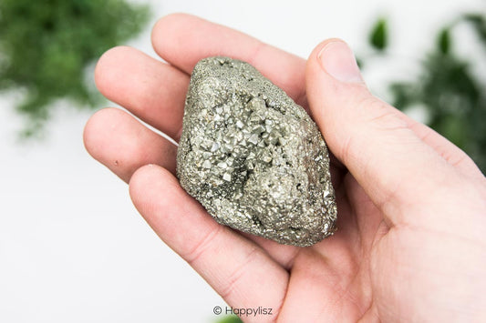 Pyrite - Raw Chunk - No. 3 - In Hand