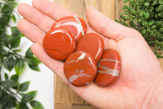 Red Jasper - Palmstones - In Hand
