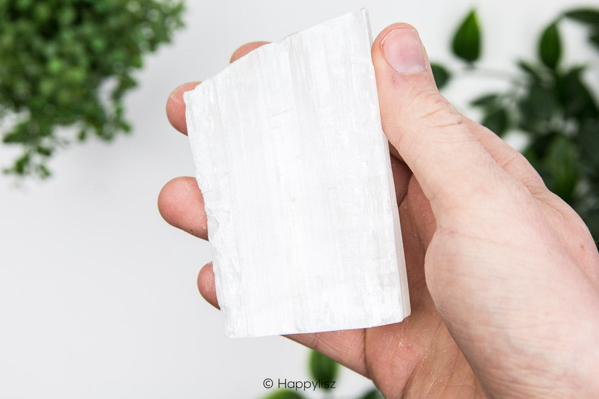 Selenite - Raw Chunk - No. 1 - In Hand