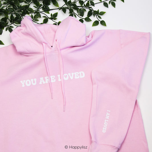 You Are Loved - Hoodie - Pink